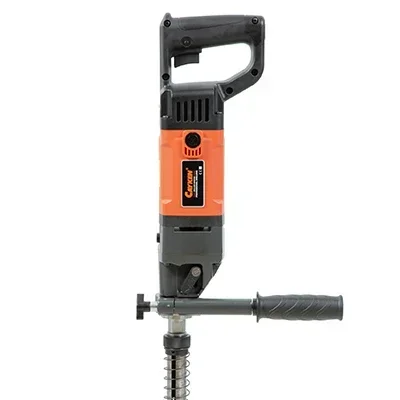 Máquina de perfuração manual para núcleo de concreto CAYKEN SCY-18/2EBM Max 5 polegadas com velocidade de engrenagem e suporte angular