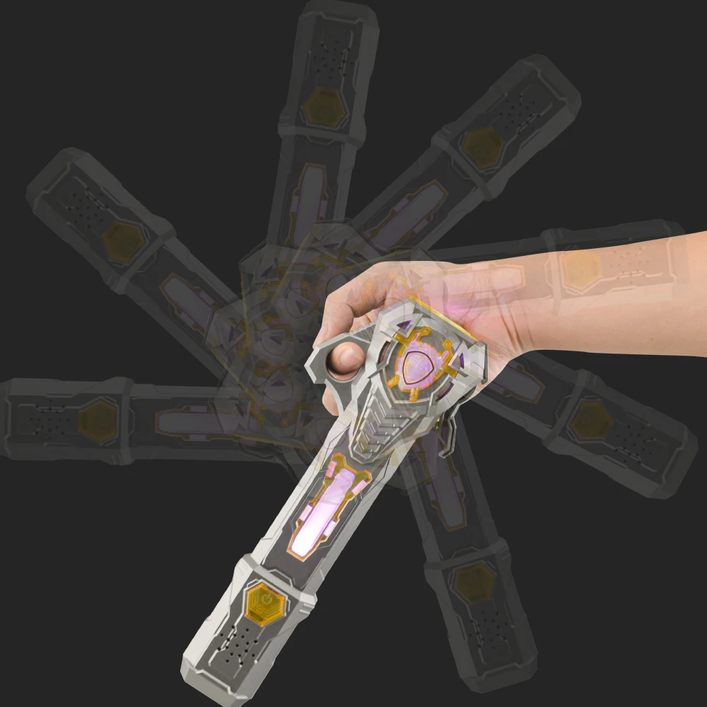 RGB Light up Sabre voor kinderen, USB oplaadbare sabel 16 kleuren intrekbaar laserzwaard, knipperend zwaard, lichtgevend speelgoed, fluorescerend