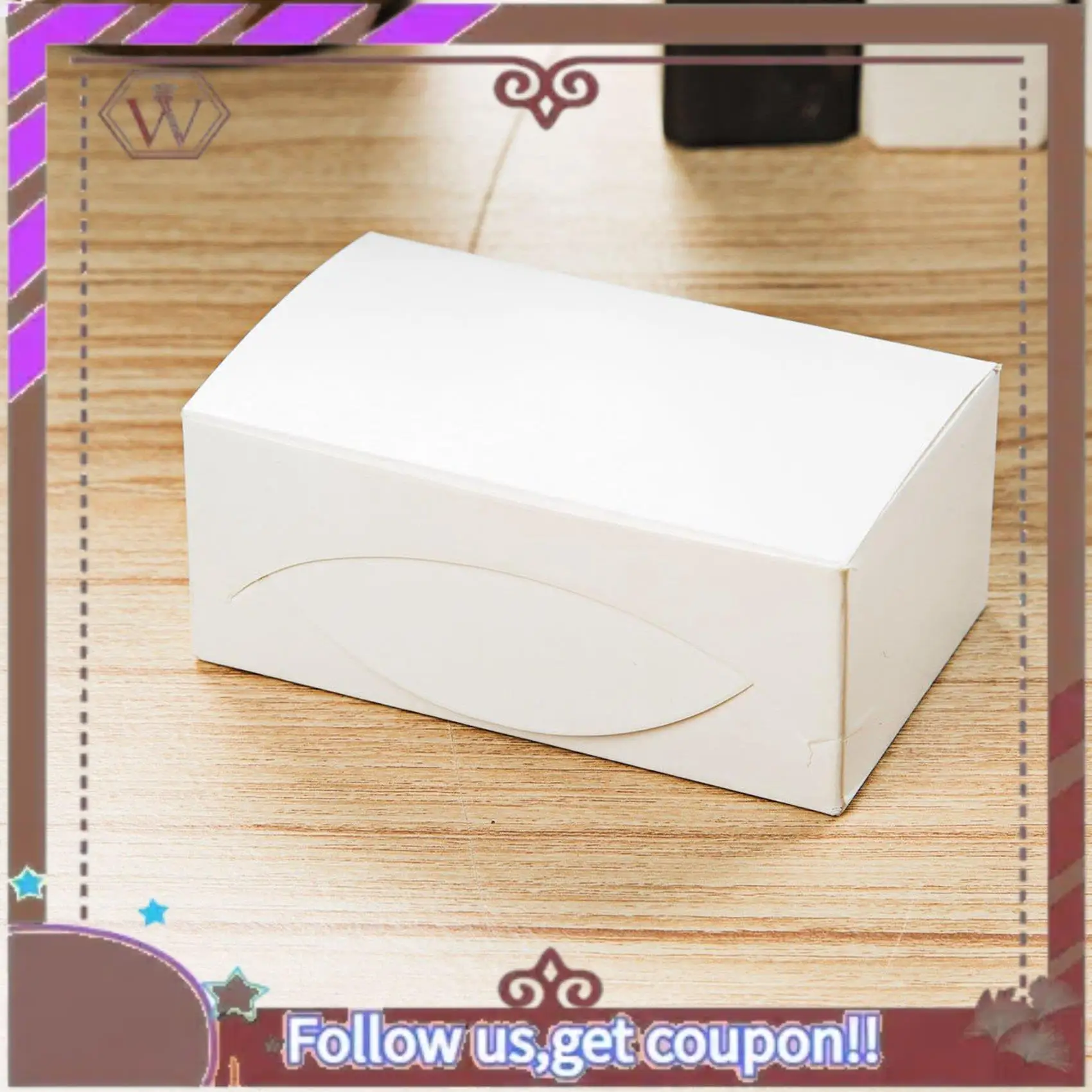 

ABBG-100Pcs Blank Kraft Paper Business Cards Word Card With 100Pcs Blank White Cardboard Paper Message Card Business Cards