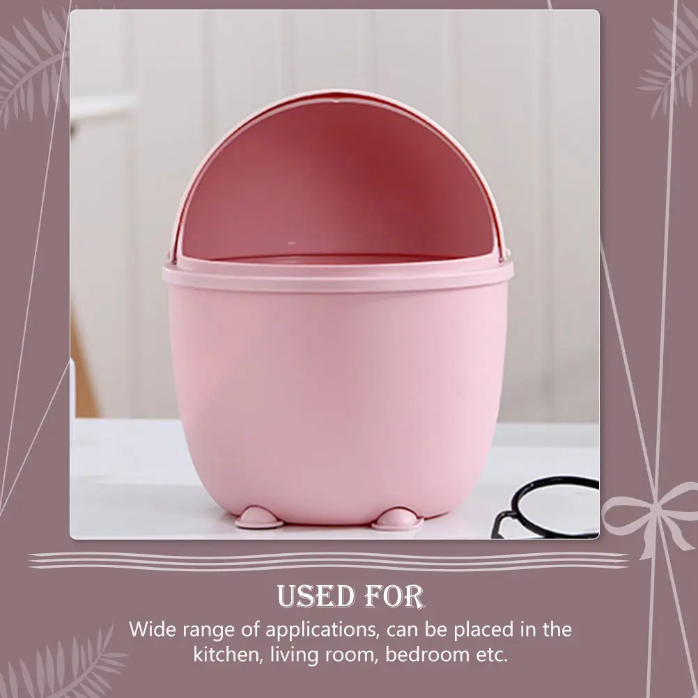 

Desktop Trash Can Wastebasket Countertop Mini Wastebaskets Cute Bedroom Pp Little