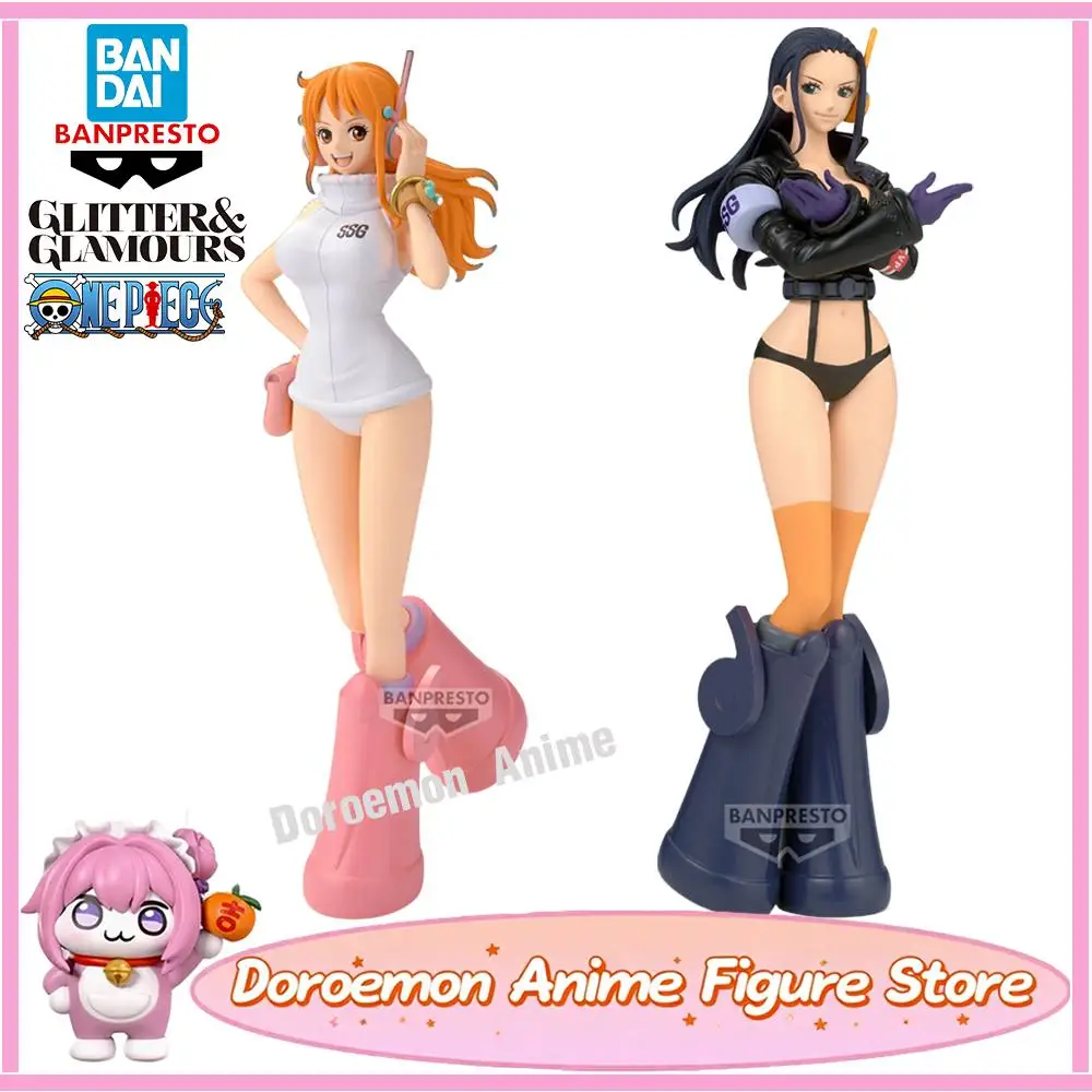 

Предварительный заказ, оригинальные Bandai Banpresto Glitter & Glamours One Piece Nico Robin Nami Egghead Style, аниме, популярные фигурки для девочек, модель игрушки