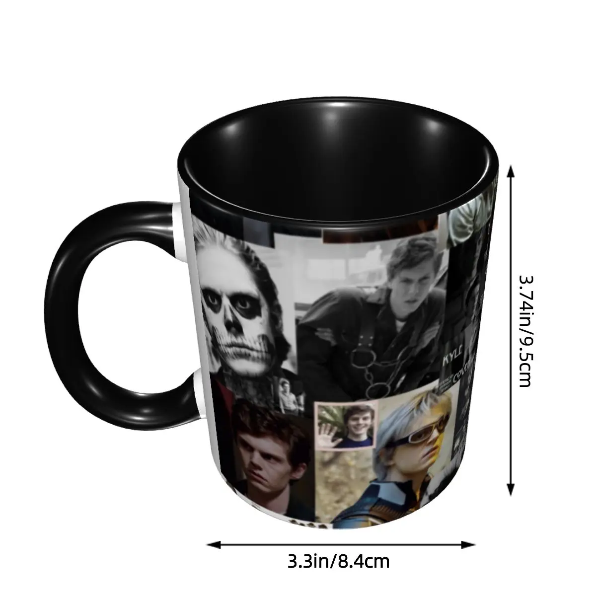 Evan Peters Coffee Mugs DIY Personalized Actor Star Movie Ceramic Mug Creative Gift