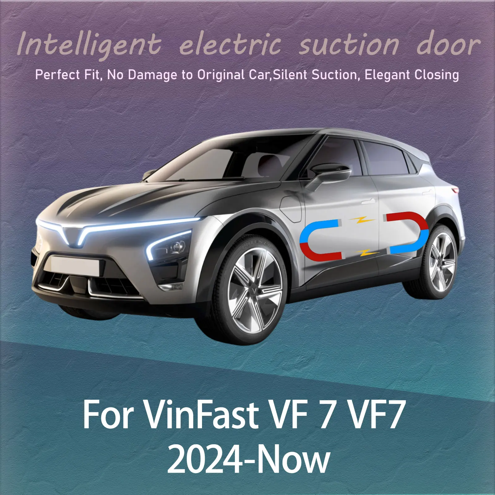

Electric Soft Close Door Kit For VinFast VF 7 VF7 2024+ Auto Silent Anti-Slam Suction Door System Automatic Quiet Closing Latch