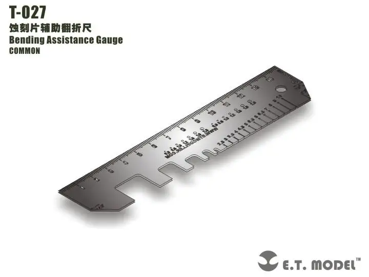 ET Model T-027 Etching chip assisted folding rule tools COMMON