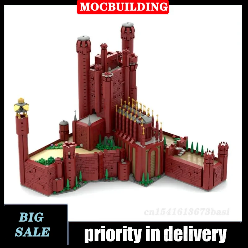 The Red Castle Big Model Building Blocks assemblato MOC Movie Collection Series Set di regali giocattolo per la casa fai da te