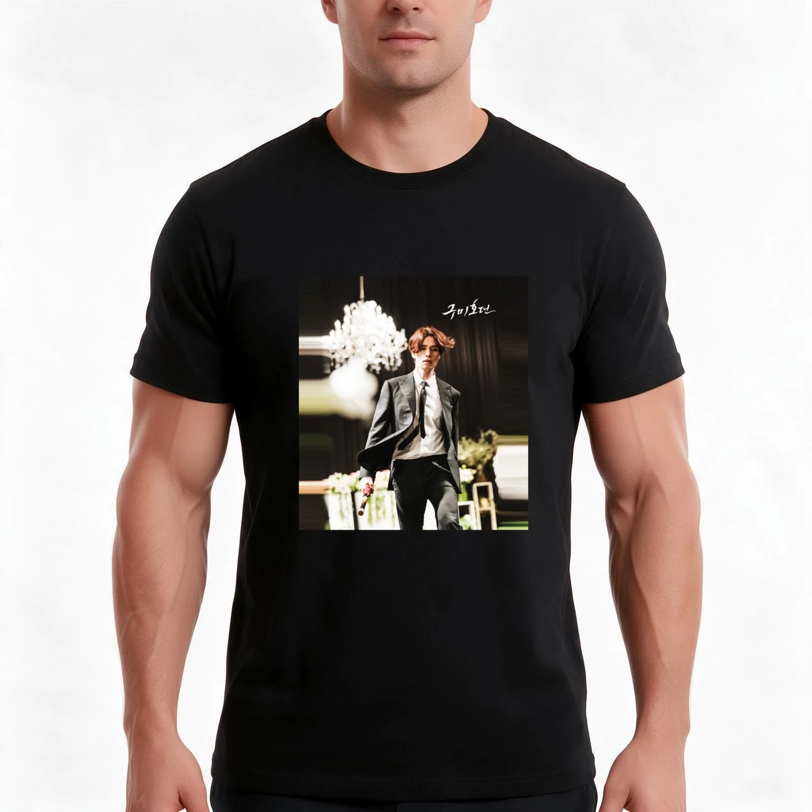 Tale of the nine tailed - KDRAMA - LEE DONG WOOK T-Shirt Summer Casual Cotton Tee Oversized Streetwear Tops Unisex Men Women