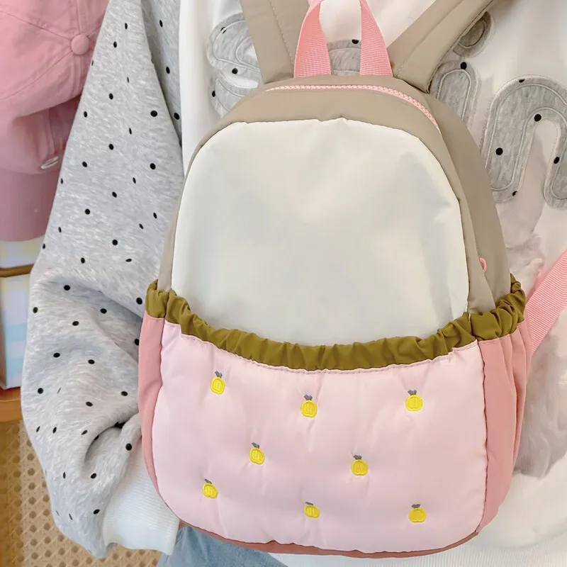 

Ins High Beauty Soft Girl Backpack 2025 New Summer College Style Small Fresh Travel Backpack