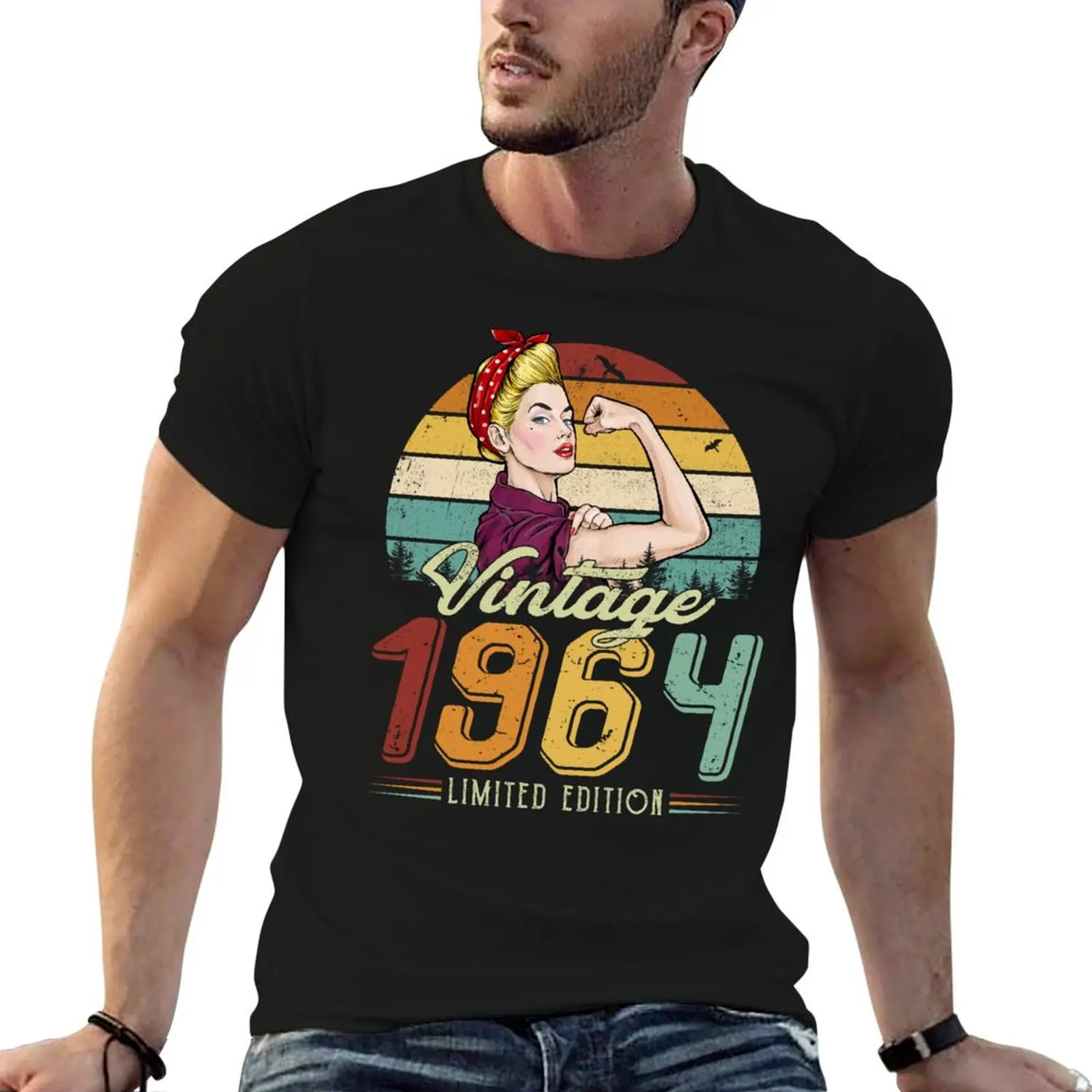 

Women Vintage 1964 Limited Edition T-Shirt t shirts designer men t shirt cotton 100% T-Shirt