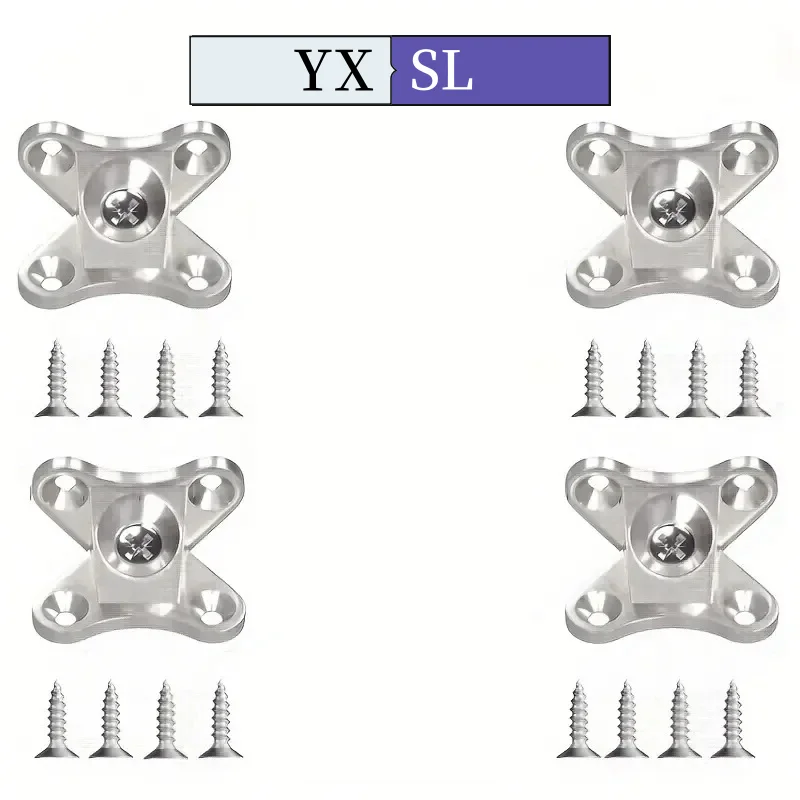 10/20/30/50 pcs zinc alloy butterfly corner bracket, plank corner connector, removable corner bracket, with screws