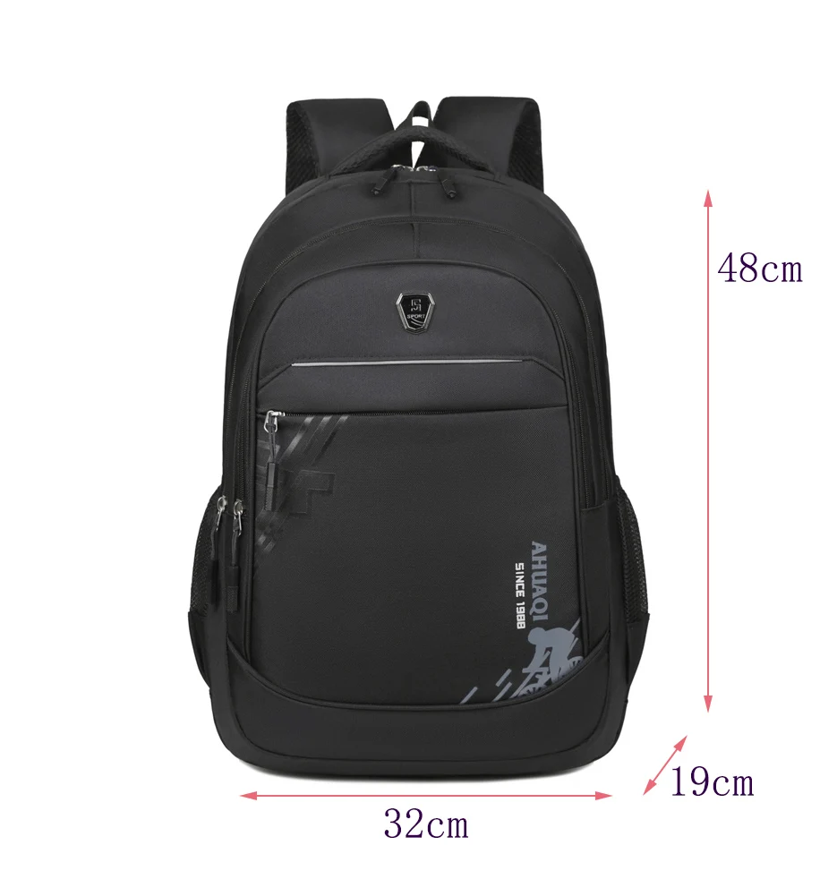 กระเป๋าเป้สะพายหลังผู้ชายคุณภาพสูง แฟชั่นลำลอง กระเป๋าผู้ชายความจุมาก กระเป๋าใส่คอมพิวเตอร์ ผ้ากันน้ำ กระเป๋านักเรียน กระเป๋าถือสำหรับผู้ชาย