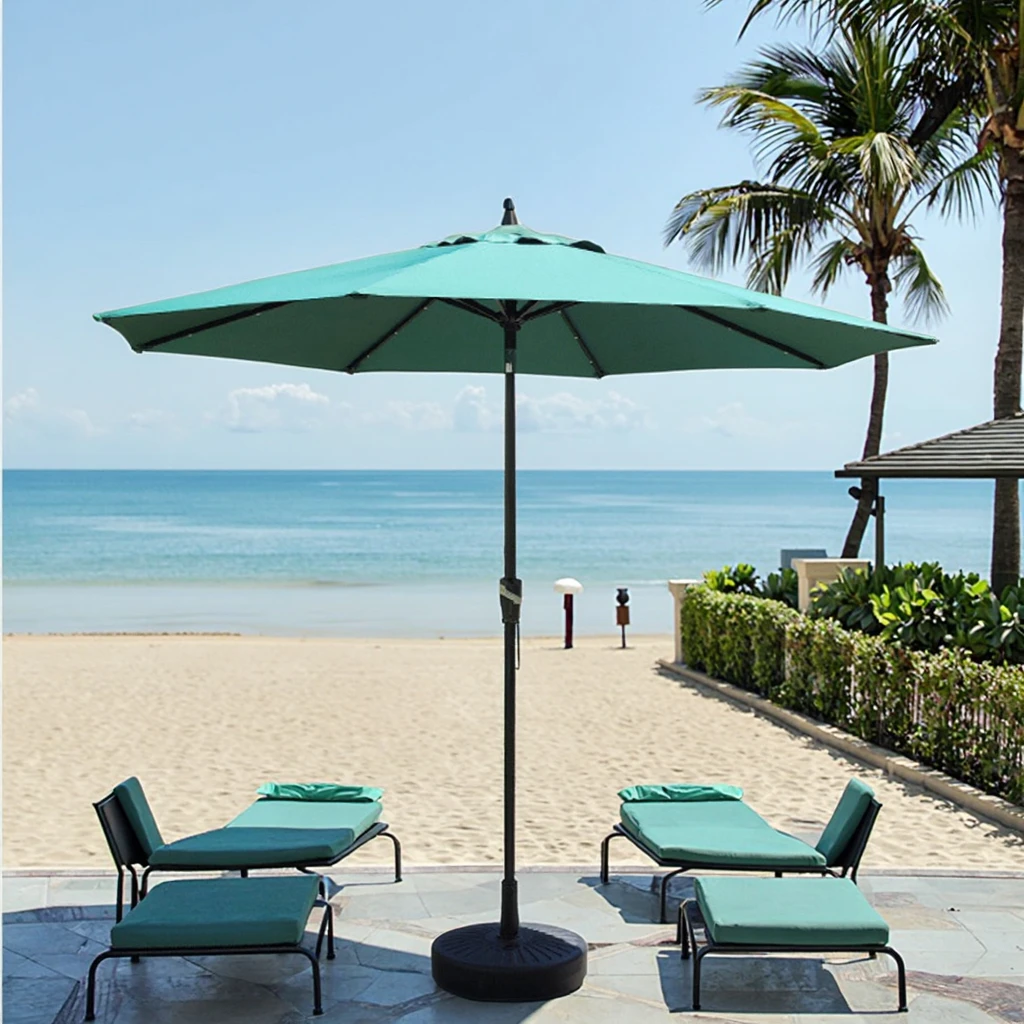 

Современная уличная консольная опорная стойка для зонта с железным каркасом (база не включена) для дворов, парков и отелей. Акция!