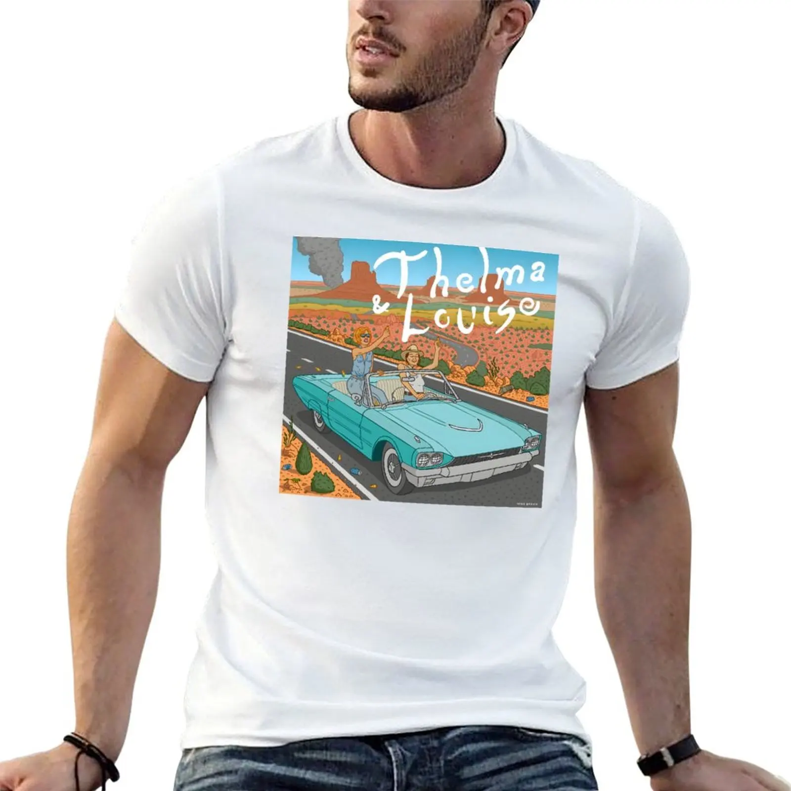 Thelma And Louise art T-Shirt Anti-Pilling Casual T-Shirt