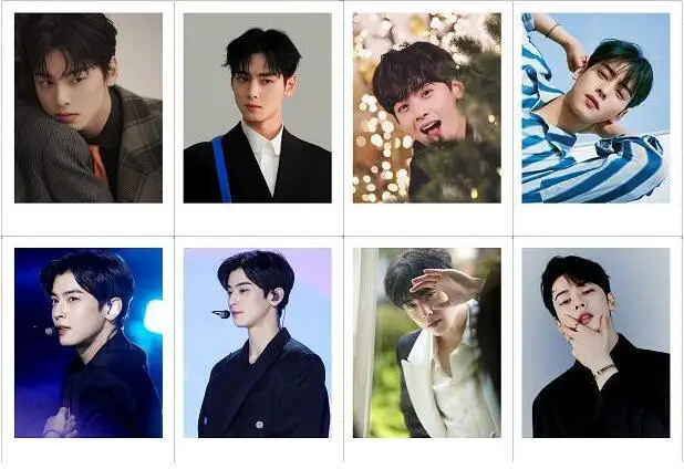 No Repetition Cha Eun-Woo Photo Mini Card Wallet Lomo Card Fans