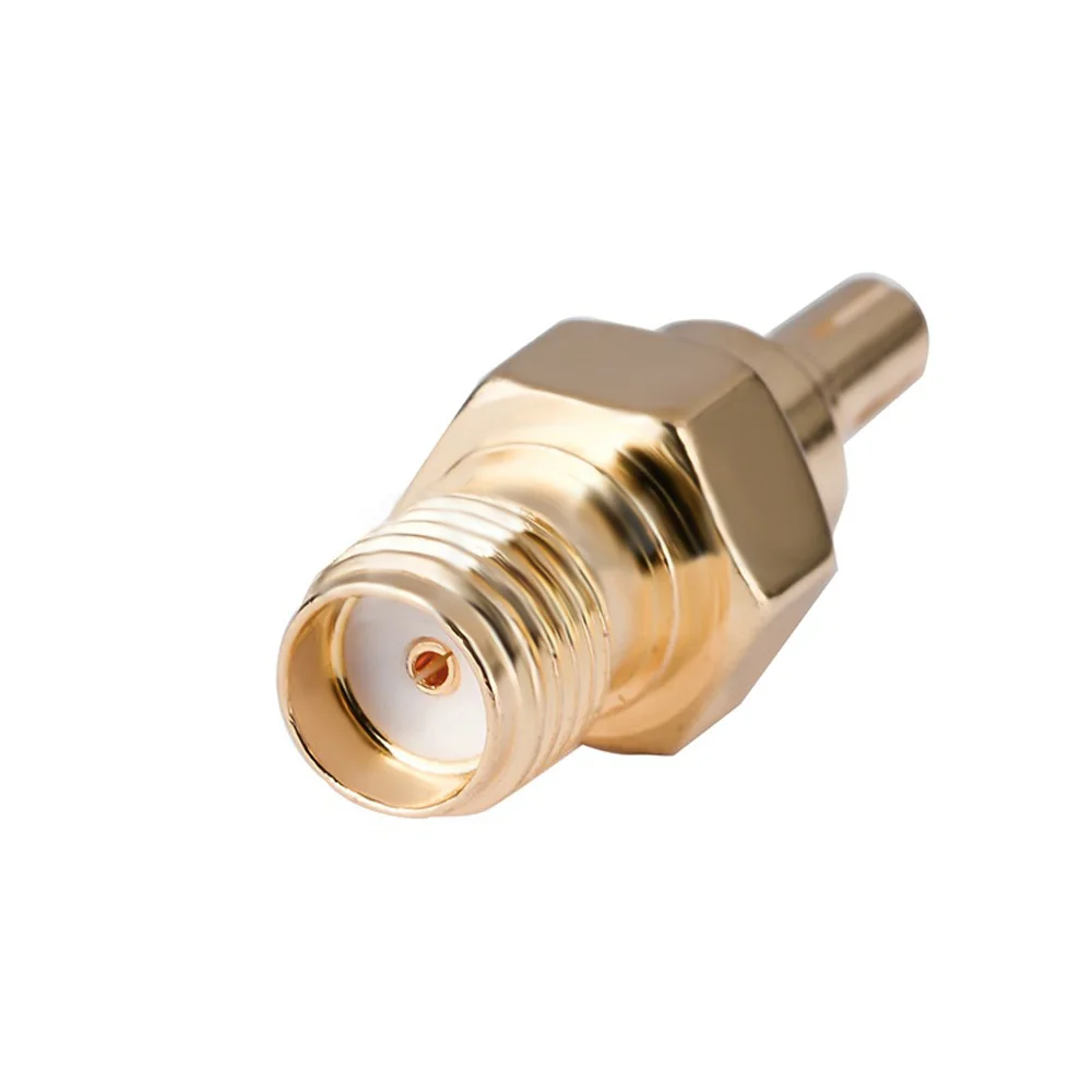 Musical Sound SMA Male Plug Crimp RF Connector Straight for Coax Cable 1/6/24/50/100 Pieces SMA Male Coaxial RF Connector