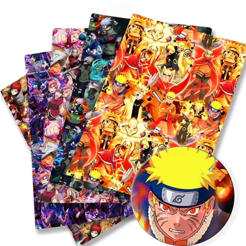 Polyester cotton naruto Anime peripherals Fabric 140*50cm DIY Sewing Patchwork Quilting Baby Dress Printed  Fabric