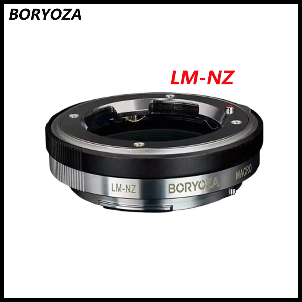 BORYOZA LM-NZ Auto Focus Macro Adapter Ring for Leica Lens Nikon Z-mount Photography Accessories