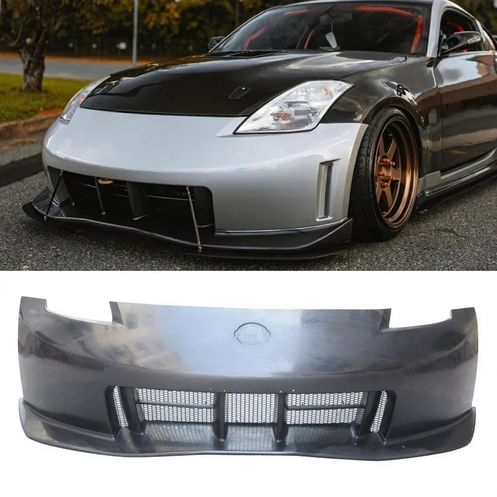 

RS Type Car Body Kits FRP Front Bumper for Nissan 350Z Fair Lady Skyline G35 Front Bumper 2003+