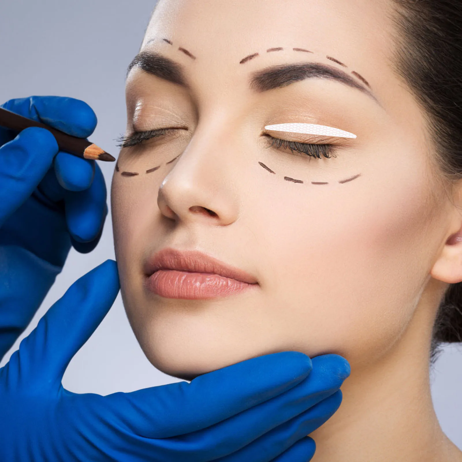 

25 Sheets Double Eyelid Tape Invisible Eyelid Lift Strips Comfortable Breathable Makeup Supplies Natural Eye Sticker