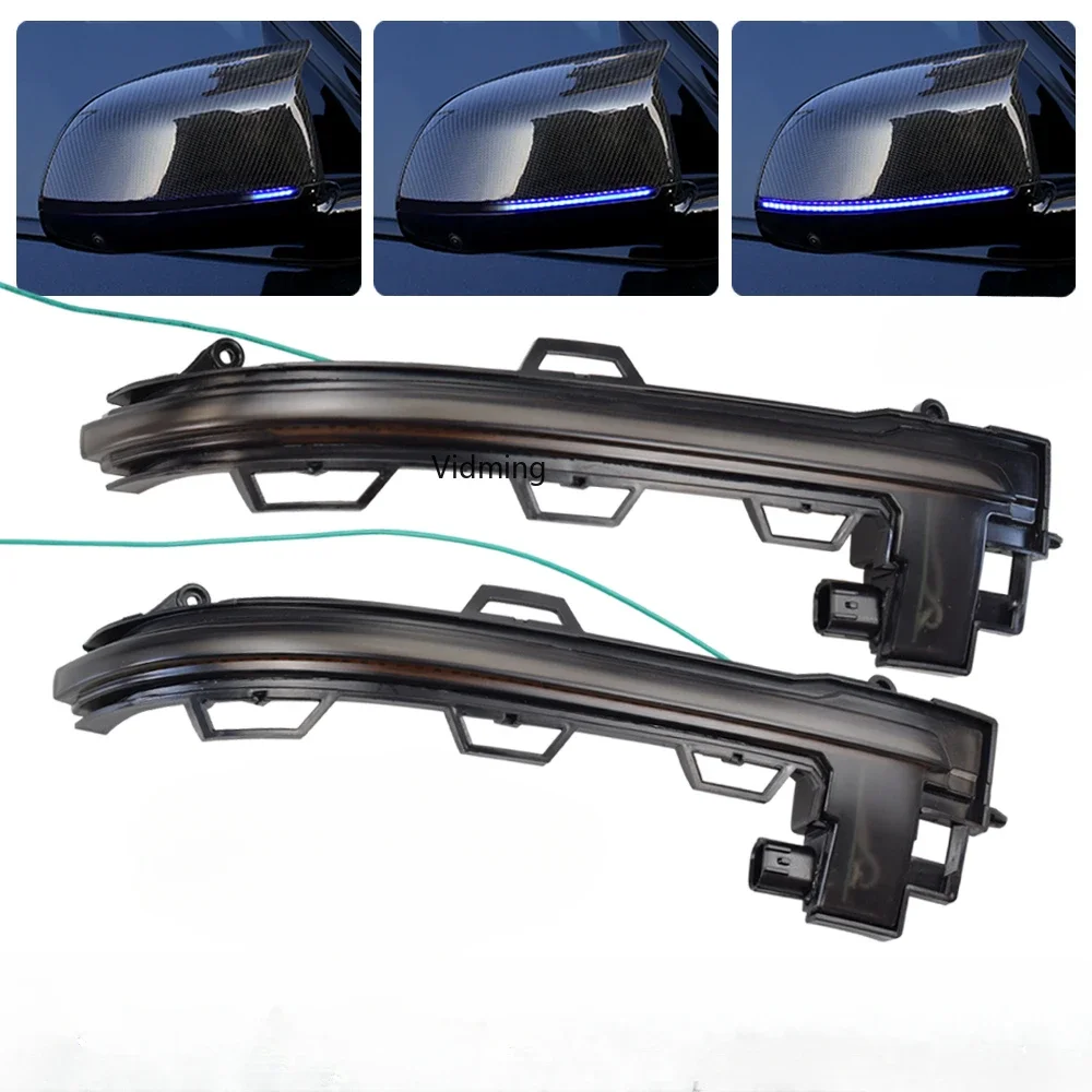 

2X For BMW X3 G01 2018 2019 X4 G02 X5 G05 X6 G06 X7 G07 2020 Dynamic LED Turn Signal Light Side Rear Mirror Sequential Indicator