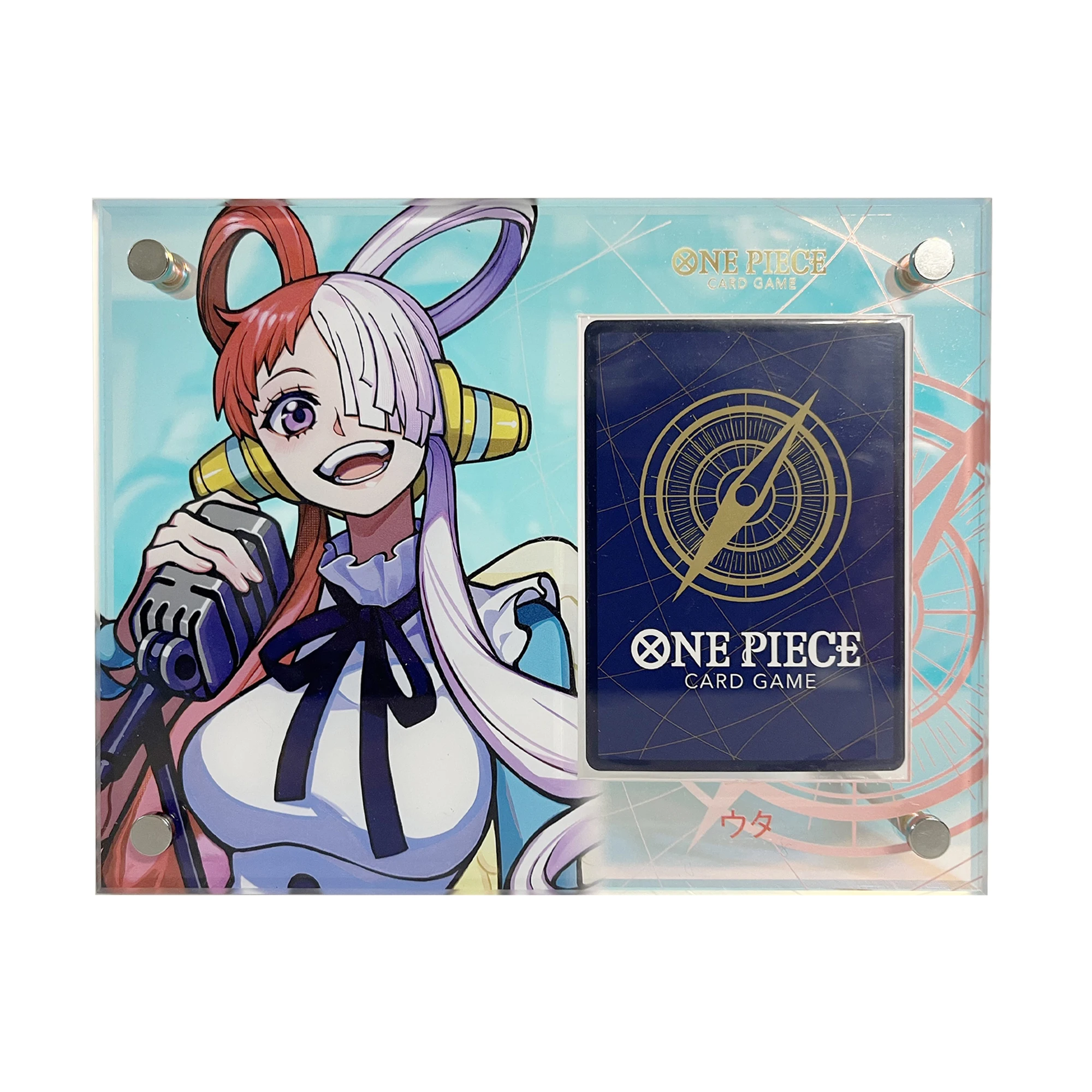 ONE PIECE OPCG Nami Uta Acrylic Card Tiles Card Display Stand Yamato Chopper Shanks Collect Cards Display Box Anime Gift Toy No