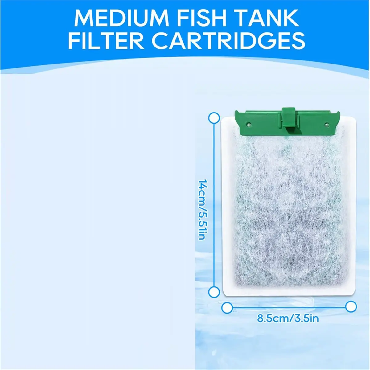 12PCS Medium Filter Cartridges Compatible with Whisper Bio-Bag Filter Cartridges Medium for 10i IQ10 PF10