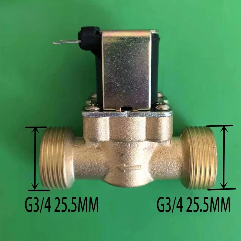 

Нормально закрытый электромагнитный клапан из нержавеющей стали 304, внутренняя резьба 3/4 дюйма, 12-24 В/110-220 В для систем солнечного нагрева воды