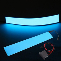 30x5cm 12V Flexible EL Backlight Light Panel Electroluminescent Back Light Strip Lamp EL Tape with Inverter for Home Car Party