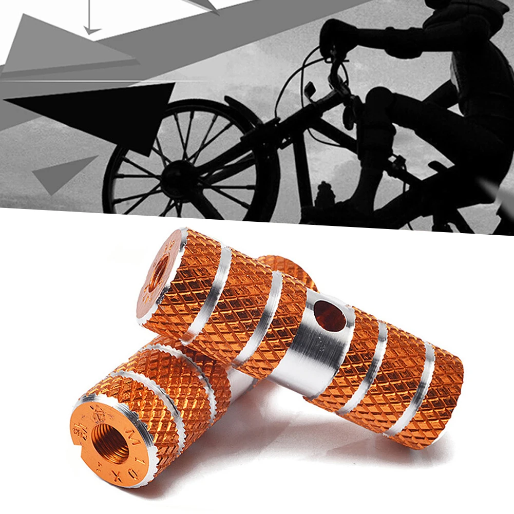 1 paar Fahrrad Pedale Achse Fußstütze Pegs Anti-Slip Aluminium Legierung Fahrrad Pegs Für Mountainbike Radfahren Hinten Stunt Pegs fit