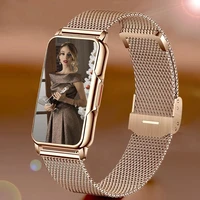 Para Android IOS pulsera inteligente mujeres Smartwatch hombres monitoreo del ritmo cardíaco impermeable 20 + modo deportivo reloj inteligente para damas + regalo