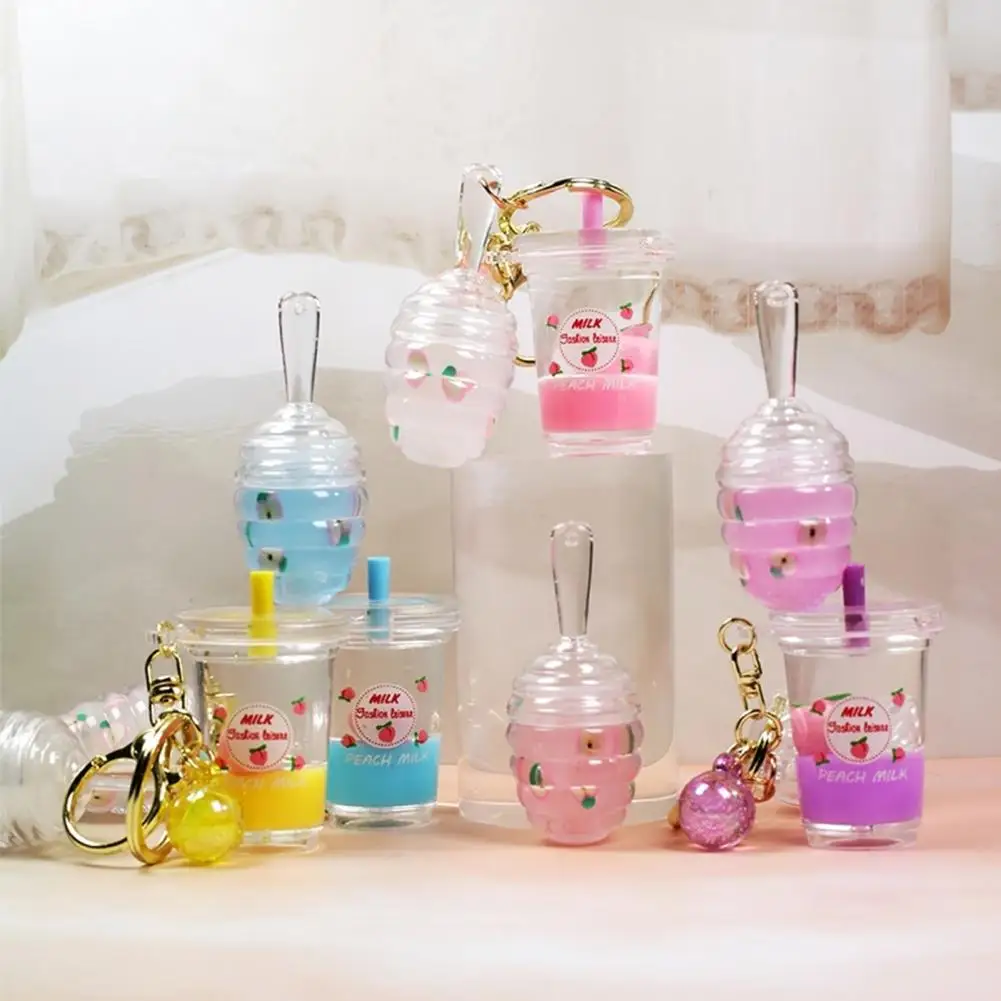 6g Safe Honey Lip Oil Natural Lip Primer Keychain Design Remove Lip Wrinkles Oil Reduce Dead Skin