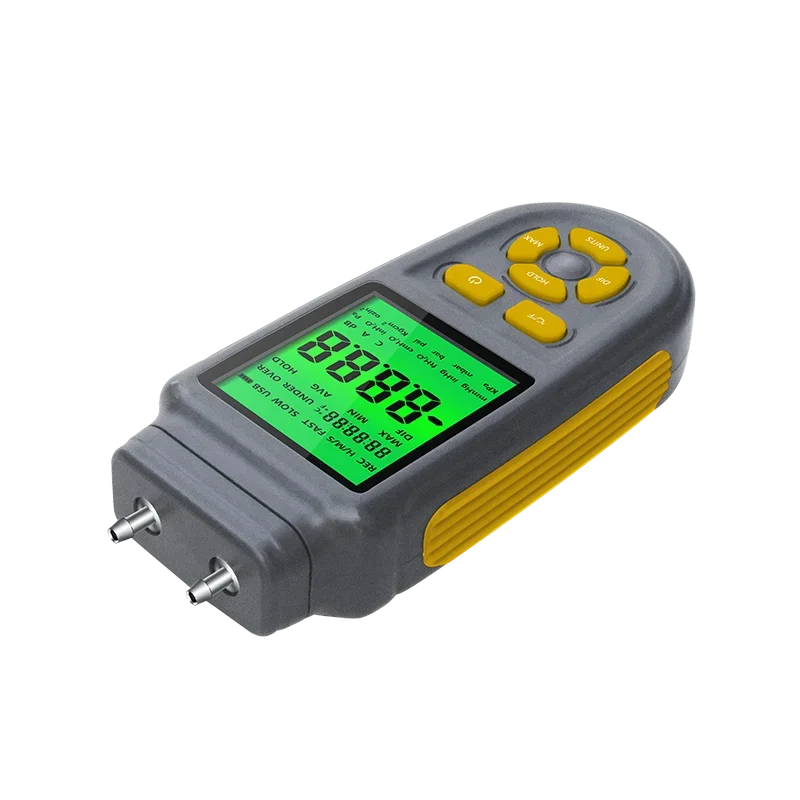 Digitale luchtdrukmeter van 100 psi, draagbaar differentieel gas met gegevensopslag