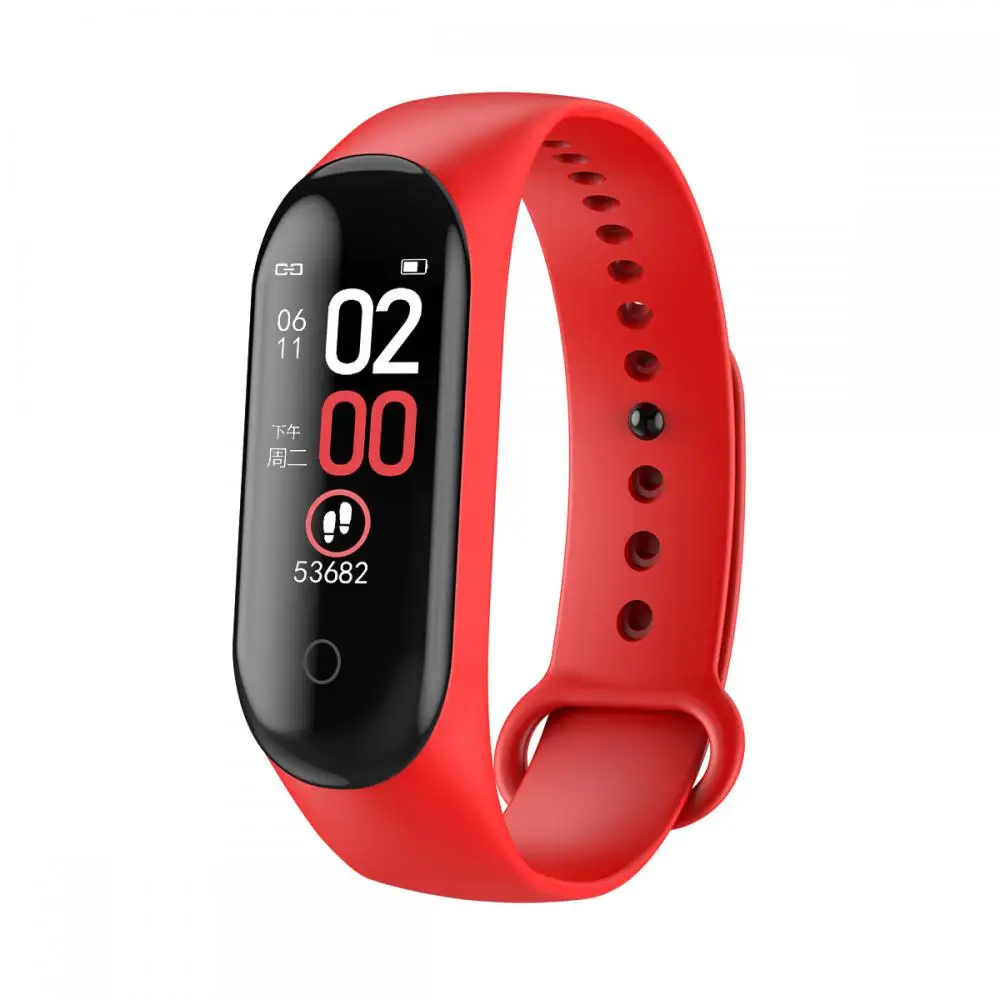 Banda inteligente rastreador de fitness relógio esporte pulseira freqüência cardíaca pressão arterial smartband monitor pulseira rastreador de fitness