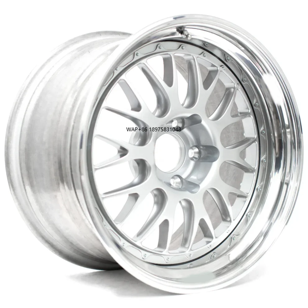 

3 Piece 5x112 Forged 16 17 18 19 20 Inch Rim Alloy Deep Dish Racing Car Wheels for S4 S5 RS4 RS5