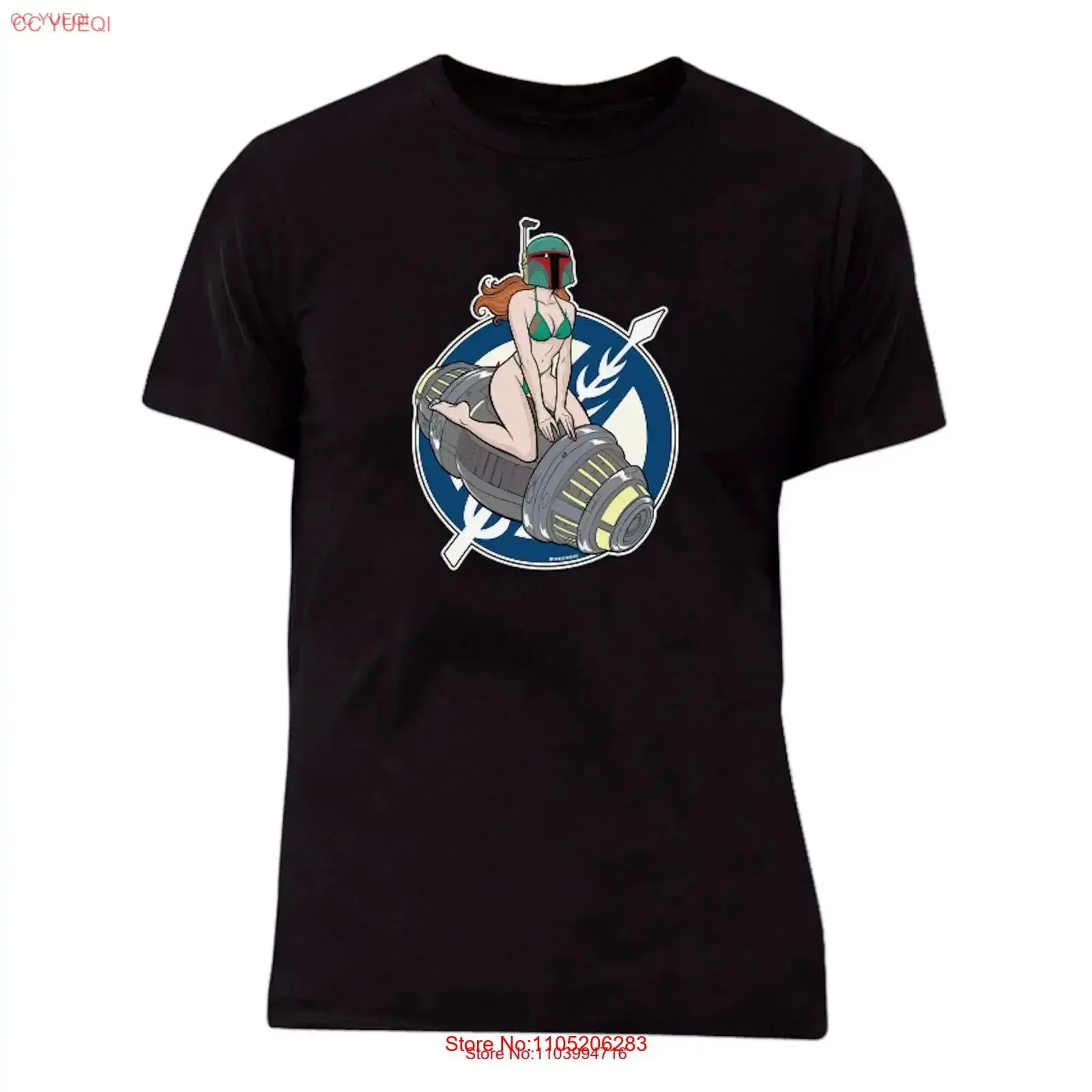 

Boba Bomber Girl T shirt with a FREE small Sticker vintage Washed homme Breathable designer clothes Stylish Casual