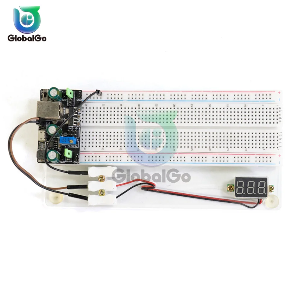 Modulo di alimentazione regolabile a 2 vie 3.3V 5V Modulo di alimentazione regolabile Step-down Modulo per Arduino