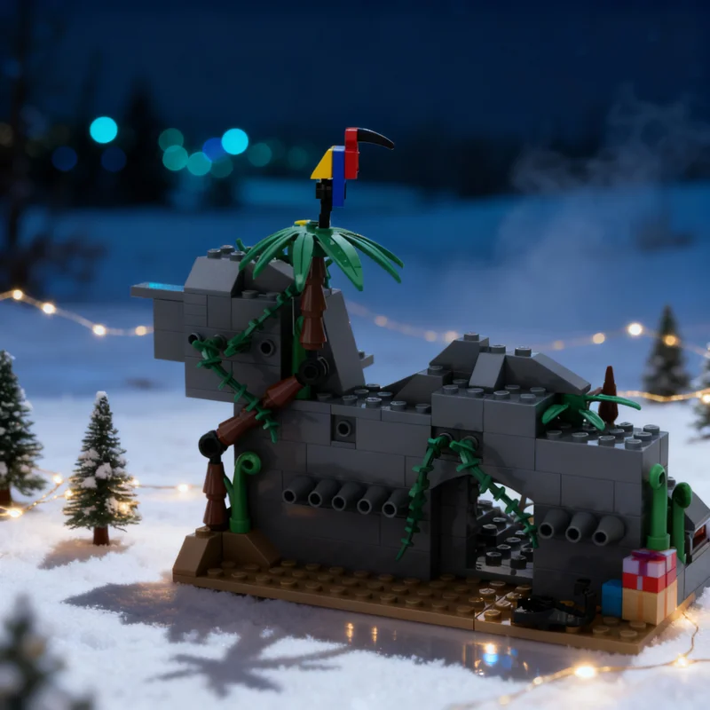 

176pcs MOC Jungle Ruins Explorer City Model Building Blocks Toy Construction Christmas Gifts Creative Idea Education Brick