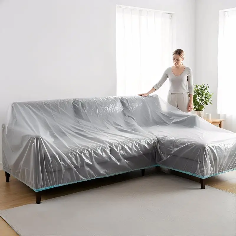 Transparent Waterproof Bed Cover Disposable Mattress Protector 40PCS Anti Dust Sheet for Hospital Hygiene Protection