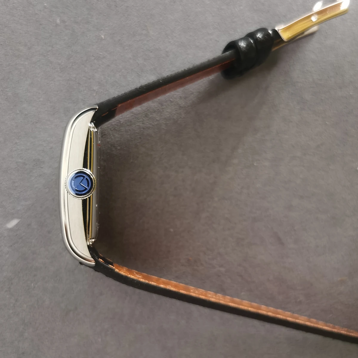 بيير بولين ساعة أوتوماتيكية للرجال مستطيل 30 مللي متر * 43 مللي متر ساعة يد ميكانيكية كلاسيكية 50 متر مقاومة للماء زجاج الياقوت NH05 #3