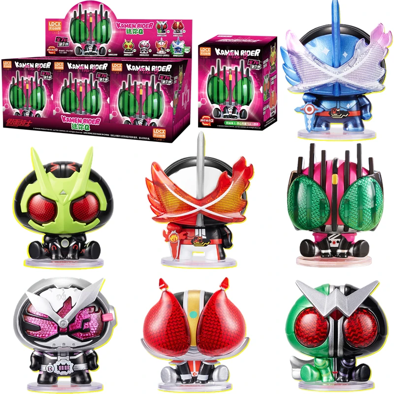 

Оригинальная фигурка LDCX Kamen Rider Saber Den-O Kuuga Zi-O: Двойной Меч Логоса, мини-версия Q, игрушка-кукла, подарок