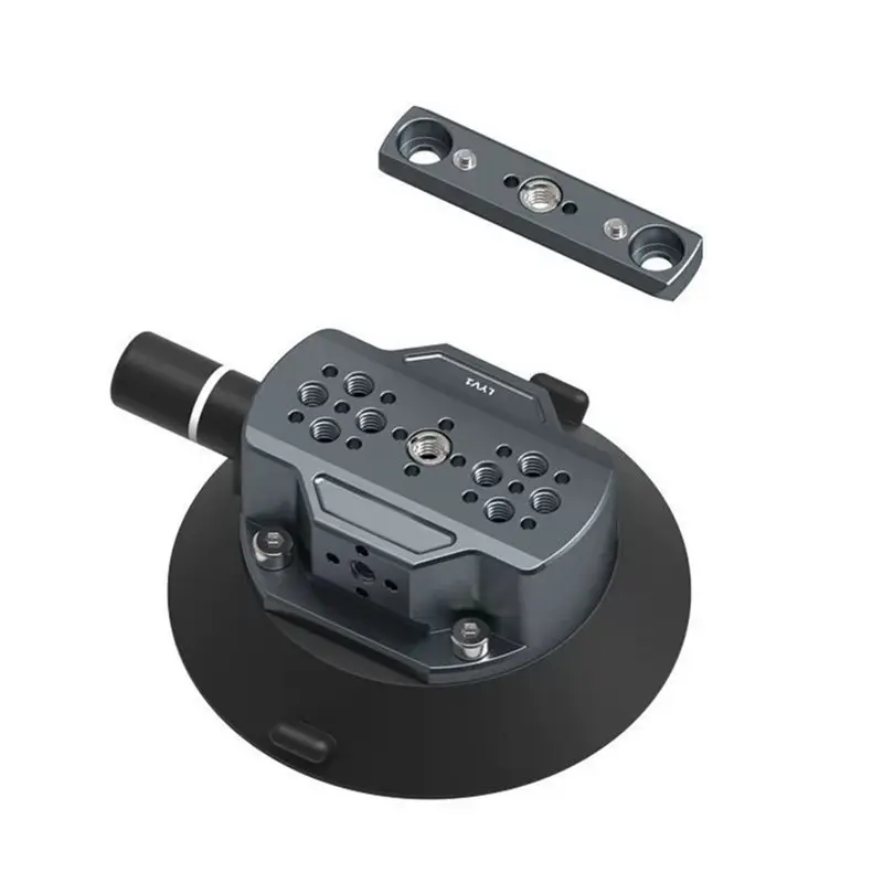 

B63B-Car Suction Cup Shooting Bracket Phone Mount For Live Streaming Desktop Multi-Functional Camera Stand Tripod Adapter