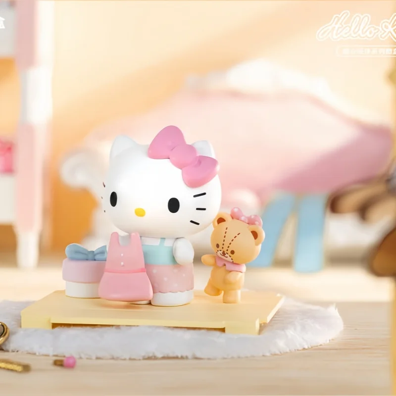 

Authentic Sanrio Hello Kitty Blind Box Sweetheart Playmate Hello Kitty Handmade Trendy Dolls Decoration Birthday Gift Cute Girl