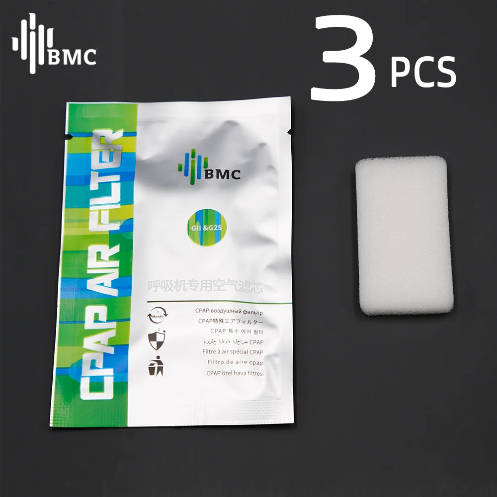 BMC  Original Air Filter Sponge Dust Filter For GII/G2S Series CPAP BiPAP Machine Sterile Independent Packaging Washable