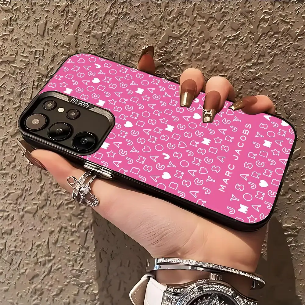 M-Marc Daisy Phone Case for Samsung Galaxy A57 56 55 54 52 37 36 35 34 27 26 25 17 16 5G Colorful Silver Cover view 3