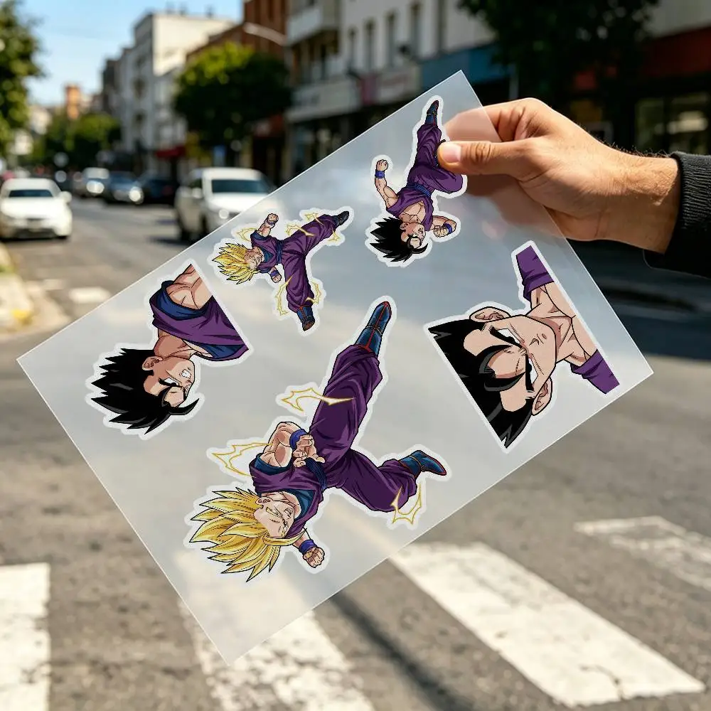 

Anime Son Gohan Super Saiyan 2 Universal Reflective Tape Sticker Car Motorcycle Helmet Safety Warning Decal Waterproof Durable