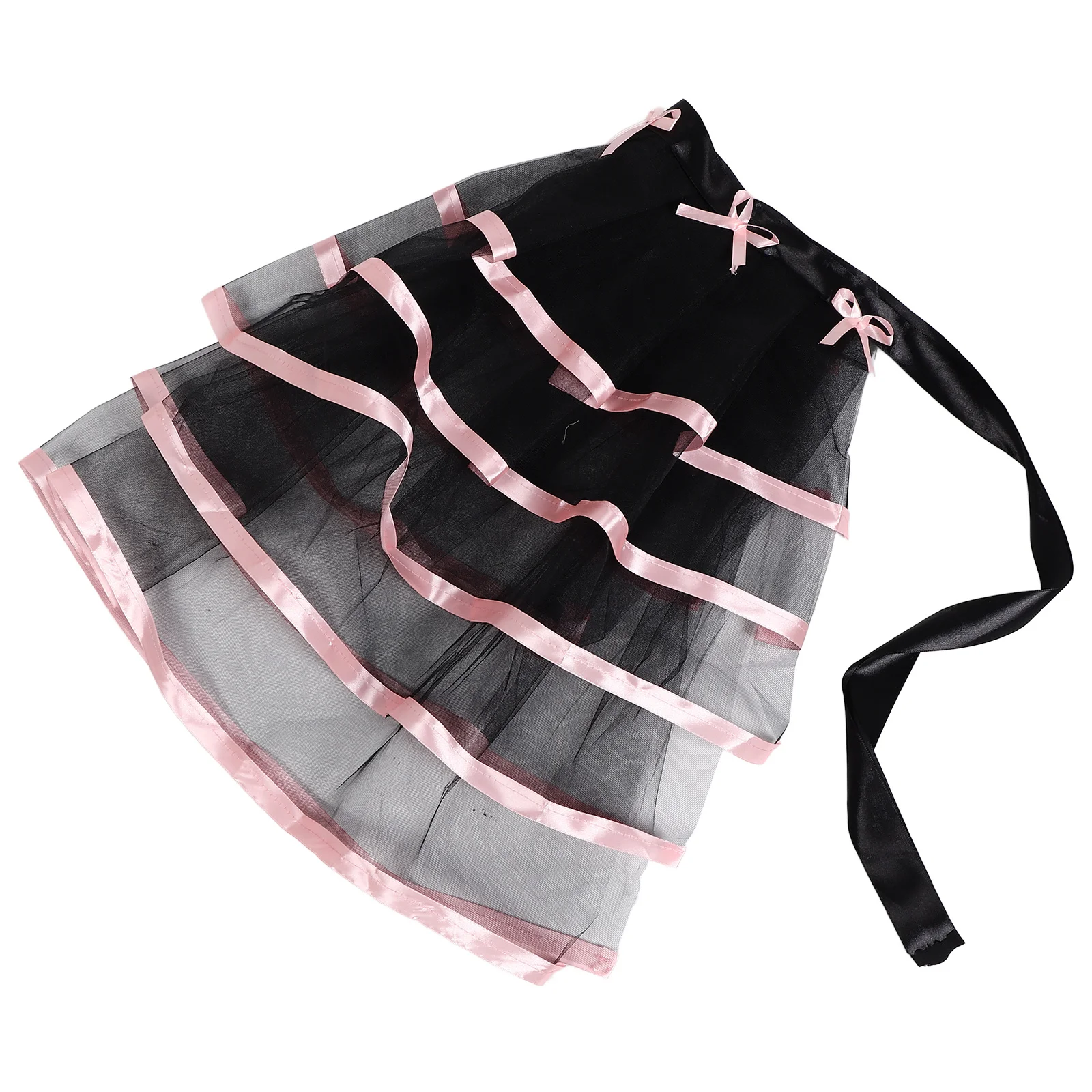 

Half Tulle Skirt Tutu Dress Adjustable Waistband Soft Polyester Sweet Color Performance Costume Party Dress Supplies