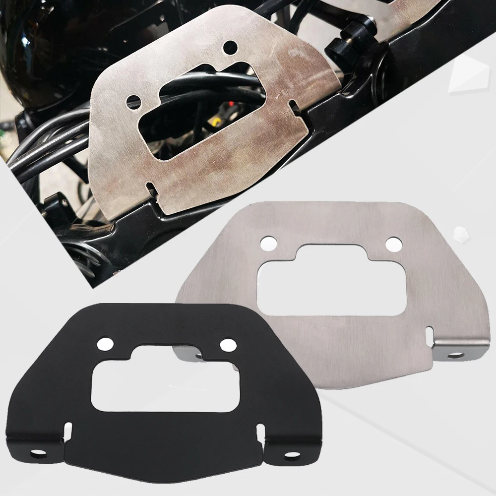 

For BMW K100 K 100 Cafe Racer Speedometer Bracket Black Brushed Base Powder Coating K75 Motorcycle Stainless Steel Modification