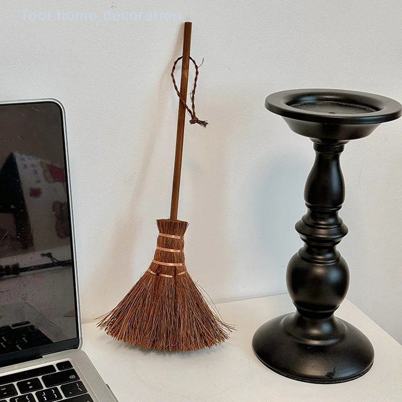 Sapu Desktop Kreatif Sederhana Rumah Tangga Mini Serbaguna Pembersih Sapu Kecil Sikat Celah Jendela Sikat Bulu Telapak Tangan Antik