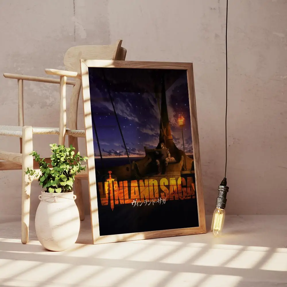 Póster de V-Vinland Saga, cubierta de álbum de música de rapero Pop, estético, Hip Hop, Rock, impresión, arte de pared, decoración de habitación, regalo