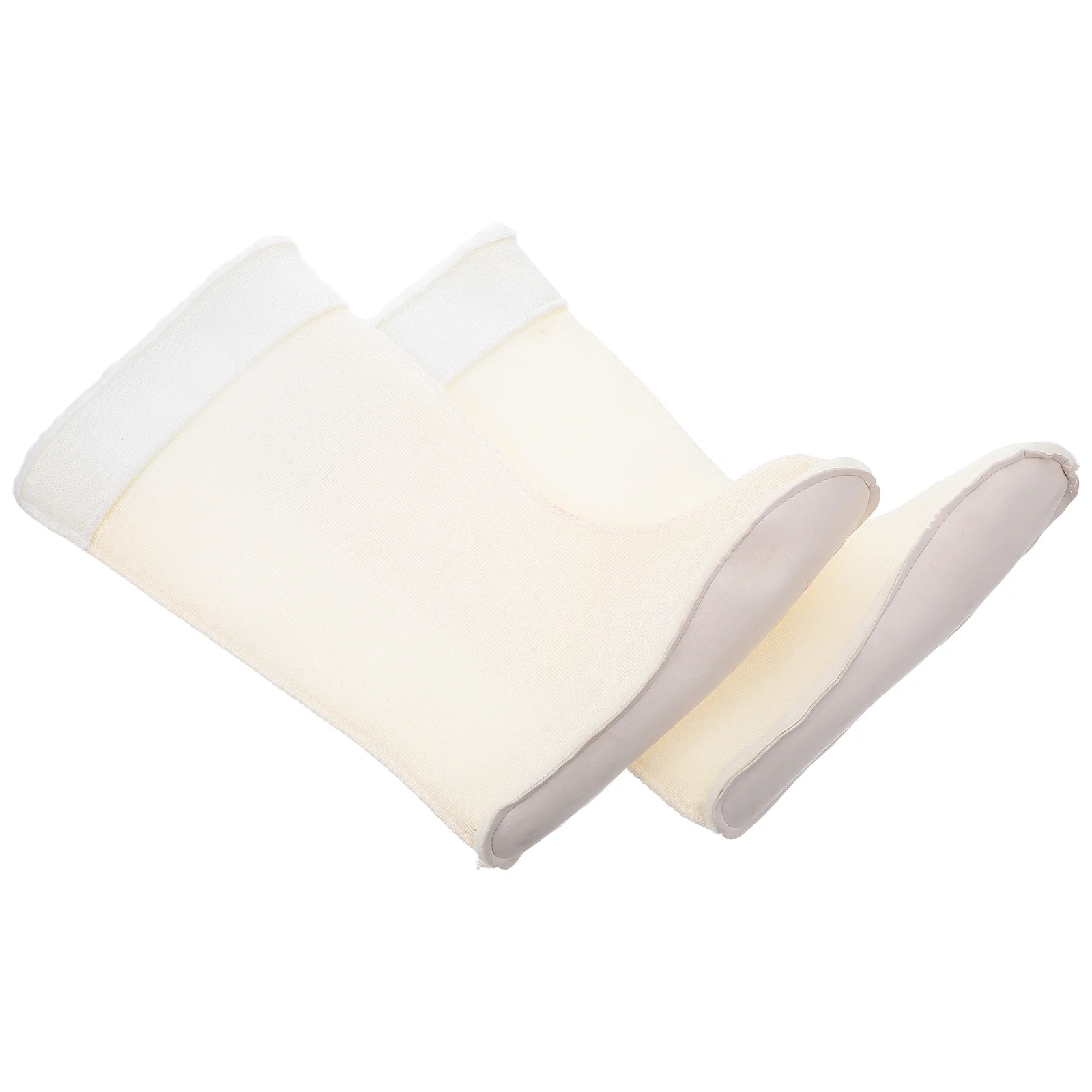 

1 Pair Thickened Warm Winter Boot Liners For Men Insulated Waterproof Rain Snow Inserts Size 43-45 Non-Slip Hiking Sock Liners