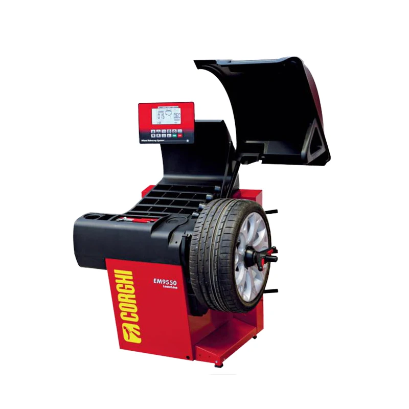 Machine d'équilibrage CORGHI, Italie, EM 9550 Plus LaserLine